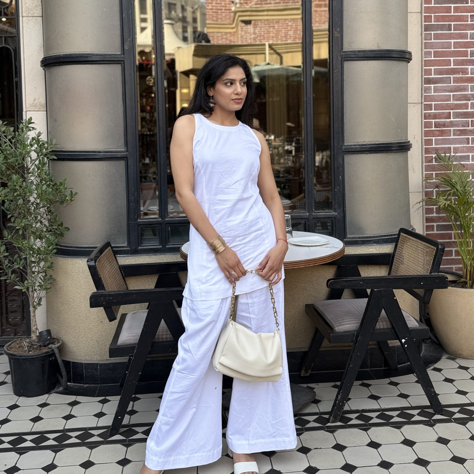 Pearl White Co-ord Set - Image 3
