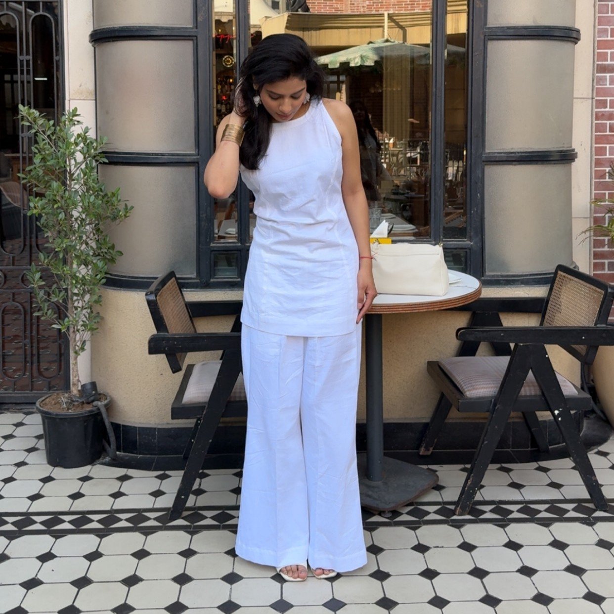 Pearl White Co-ord Set - Image 2